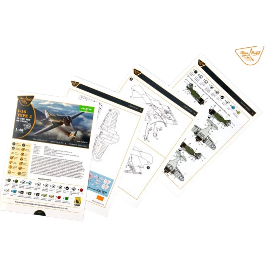 Clear Prop 4813 1/48 I 16 Type 5 In The Sky Of China Plastic Model Aircraft