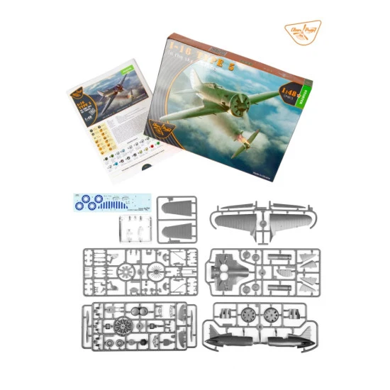 Clear Prop 4813 1/48 I 16 Type 5 In The Sky Of China Plastic Model Aircraft