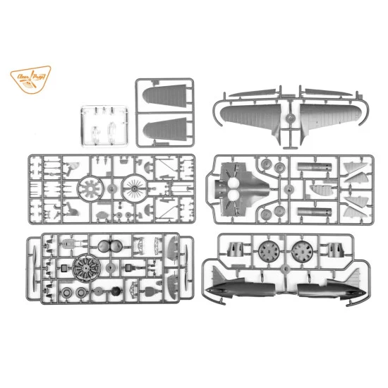 Clear Prop 4813 1/48 I 16 Type 5 In The Sky Of China Plastic Model Aircraft