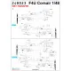 Hgw 248023 1/48 Decal For F4u Corsair Stencils Accessories For Aircraft