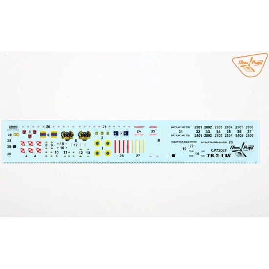 Clear Prop 72037 1/72 Bayraktar Tb 2 Uav In Polish Service Plastic Model Aircraft