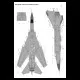 Hgw 532068 1/32 Mig-23 Standard Decals Stencils