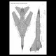 Hgw 532068 1/32 Mig-23 Standard Decals Stencils