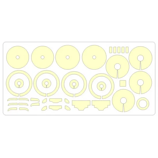 Hgw 632033 1/32 Mask For Sopwith Camel Wingnut Wings Accessories For Aircraft