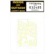 Hgw 632405 1/32 Mask For P-51d Mustang Tamiya Accessories For Aircraft