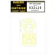 Hgw 632428 1/32 Mask For F4u-1d Corsair For Tamiya Accessories For Aircraft