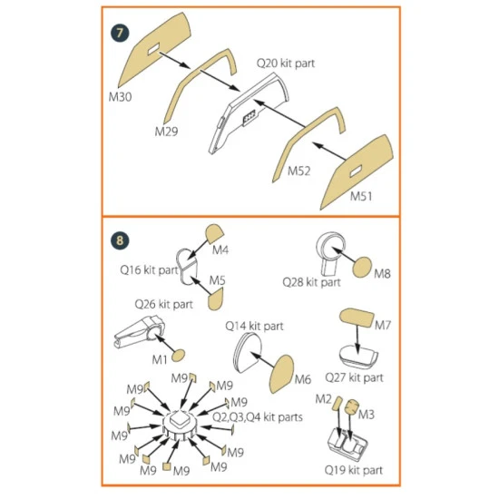 Clear Prop 35003 1/35 Ah 64d E Apache Painting Mask On Yellow Kabuki Paper For Takom Kit