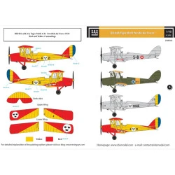 Sbs D48040 1/48 De Havilland Dh 82a Tiger Moth Nordic Air Forces For Airfix Kit
