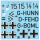 Sbs Buc-32008 1/32 Hispano Ha 1112 M1l Memphis Belle For Hasegawa Decal Models