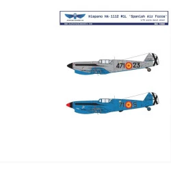 Sbs Buc-72002 1/72 Hispano Ha 1112 M1l Movie Star Decal Sheet Decals Model