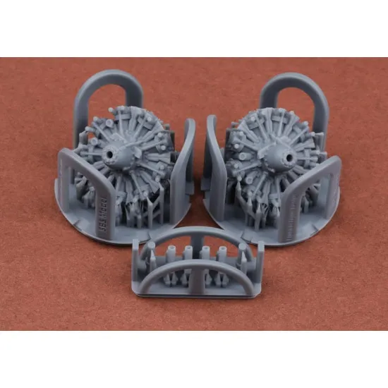 Sbs 72078 1/72 Bristol Blenheim Mercury Engine X 2 For Airfix Kit Resin Model