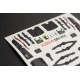 Kelik K35010 1/35 Mh 60l Black Hawk Interior 3d Decals For Kitty Hawk Kit