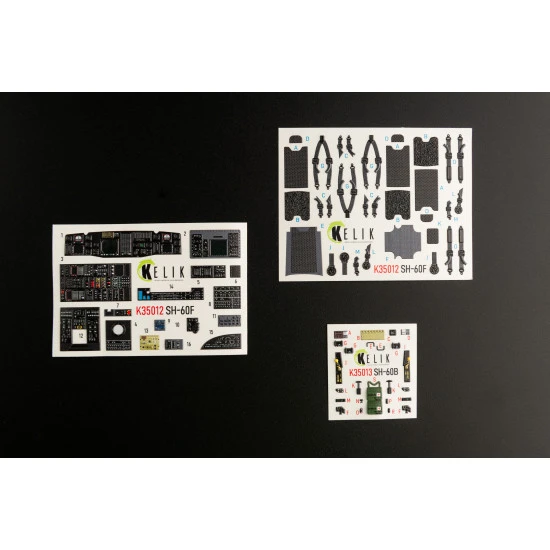 Kelik K35012 1/35 Sh 60f Ocean Hawk Interior 3d Decals For Kitty Hawk Kit