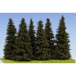 Model Scene Sm100 Spruce 90-110 Mm 6pcs Diorama Upgrade Accessories