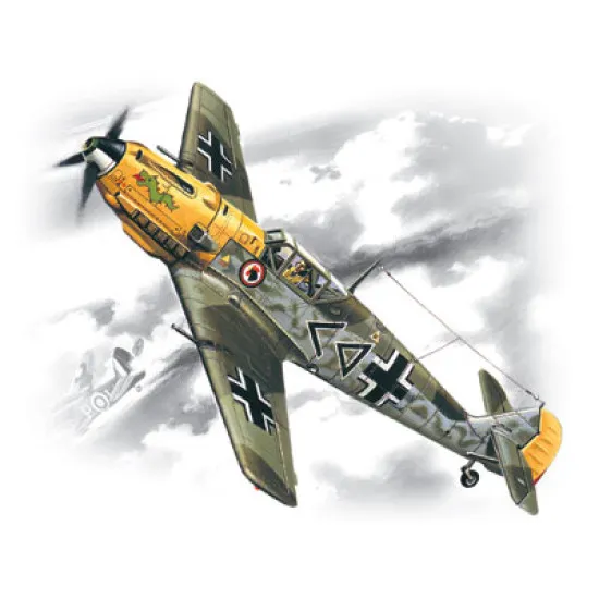 Fighter Messerschmitt Bf 109E-4 1/72 ICM 72132