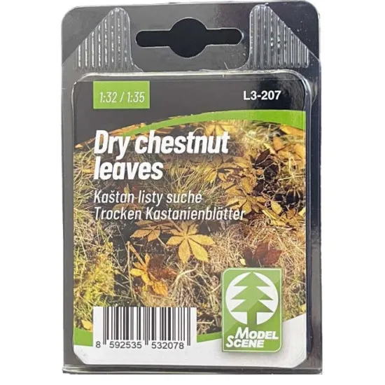 Model Scene L3-207 1/35 1/32 Dry Chestnut Leaves Diorama Upgrade Accessories