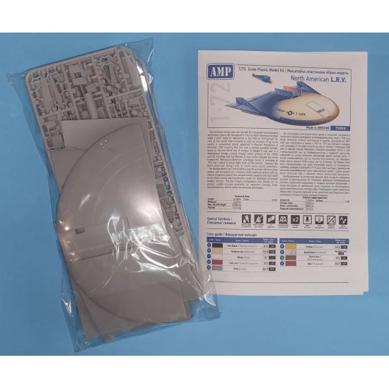 Amp 72-020 1/72 North American Lrv Plastic Model Kit