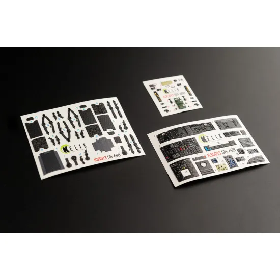 Kelik K35013 1/35 Sh 60b Interior 3d Decals For Kitty Hawk Kit