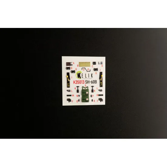 Kelik K35013 1/35 Sh 60b Interior 3d Decals For Kitty Hawk Kit