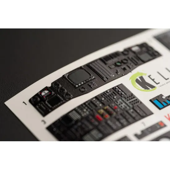 Kelik K35013 1/35 Sh 60b Interior 3d Decals For Kitty Hawk Kit