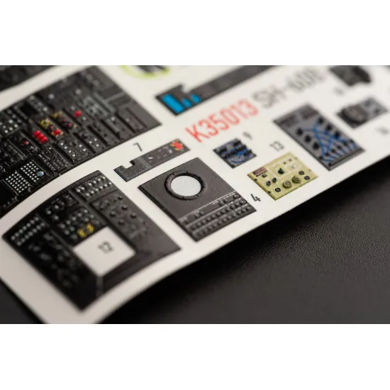Kelik K35013 1/35 Sh 60b Interior 3d Decals For Kitty Hawk Kit