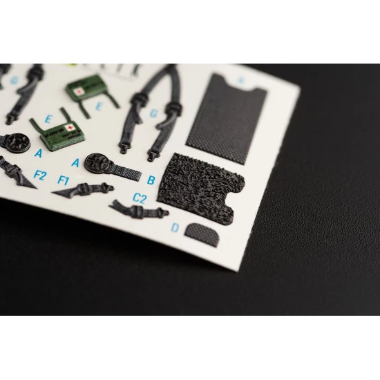 Kelik K35016 1/35 Hh 60h Rescue Hawk Interior 3d Decals For Kitty Hawk Kit