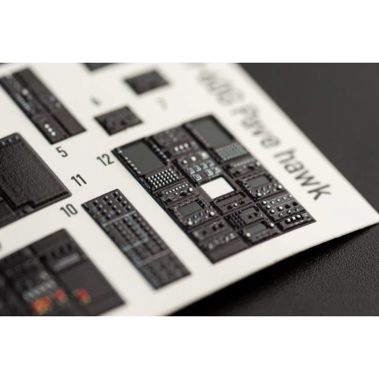 Kelik K35017 1/35 Hh 60g Pave Hawk Interior 3d Decals For Kitty Hawk Kit
