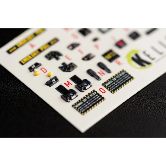 Kelik K35017 1/35 Hh 60g Pave Hawk Interior 3d Decals For Kitty Hawk Kit