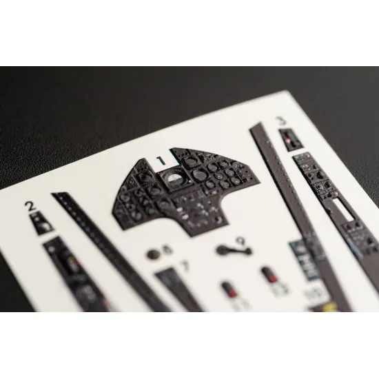 Kelik K32010 1/32 F 8j Crusader Interior 3d Decal For Trumpeter Kit