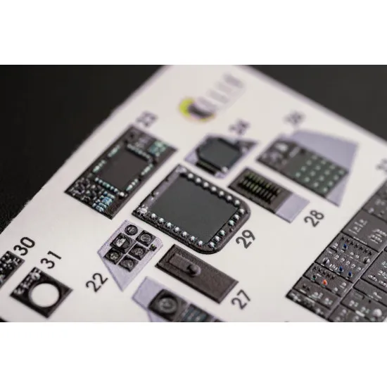Kelik K32014 1/32 F 14d Super Tomcat Interior 3d Decal For Trumpeter Kit