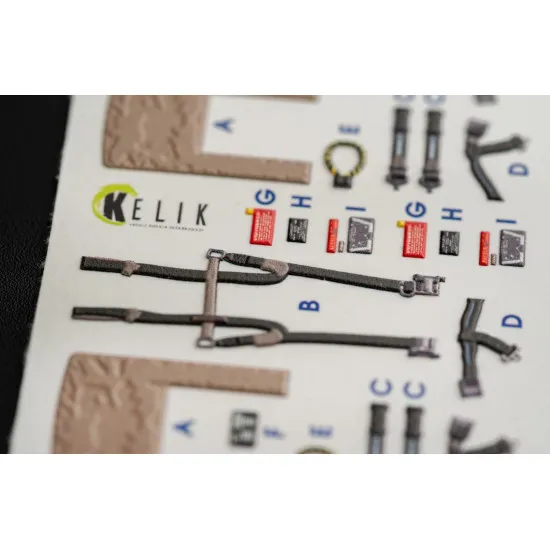 Kelik K32014 1/32 F 14d Super Tomcat Interior 3d Decal For Trumpeter Kit