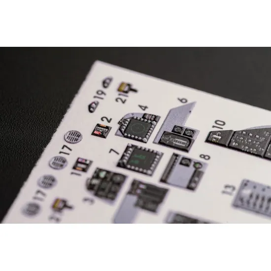 Kelik K32014 1/32 F 14d Super Tomcat Interior 3d Decal For Trumpeter Kit