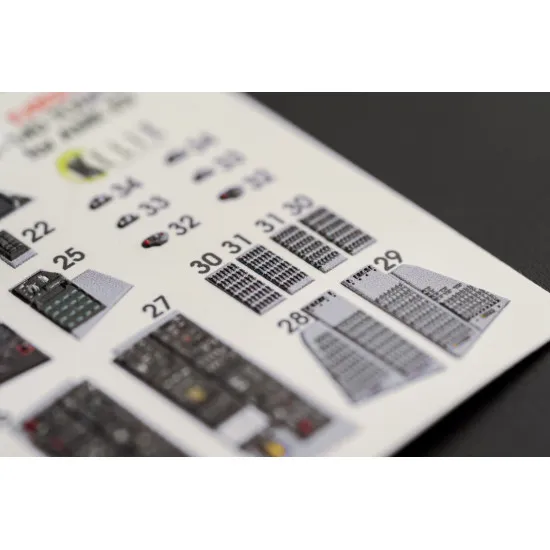 Kelik K48064 1/48 F 14d Tomcat Interior 3d Decals For Amk Kit