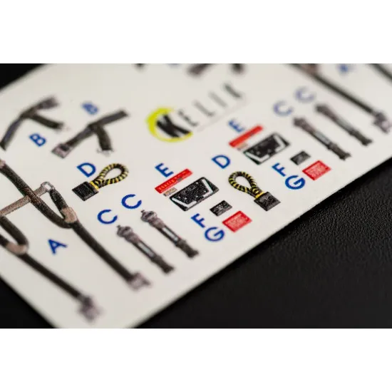Kelik K48064 1/48 F 14d Tomcat Interior 3d Decals For Amk Kit