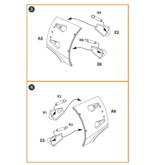 Clear Prop 48026 1/48 I-16 Type 5 Resin Exhausts For Cp Kits Resin Model
