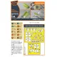 Clear Prop 48028 1/48 F 4g E Phantom Ii Painting Mask On Yellow Kabuki Paper For Meng Kit Clear Prop 48028 1/48 F 4g E Phantom Ii Painting Mask On Yellow Kabuki Paper For Meng Kit