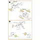 Clear Prop 48028 1/48 F 4g E Phantom Ii Painting Mask On Yellow Kabuki Paper For Meng Kit Clear Prop 48028 1/48 F 4g E Phantom Ii Painting Mask On Yellow Kabuki Paper For Meng Kit