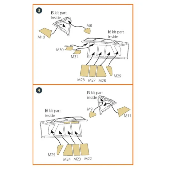 Clear Prop 48039 1/48 P 47b Thunderbolt Double Sided Painting Mask On Yellow Kabuki Paper For Dora Wings Kit
