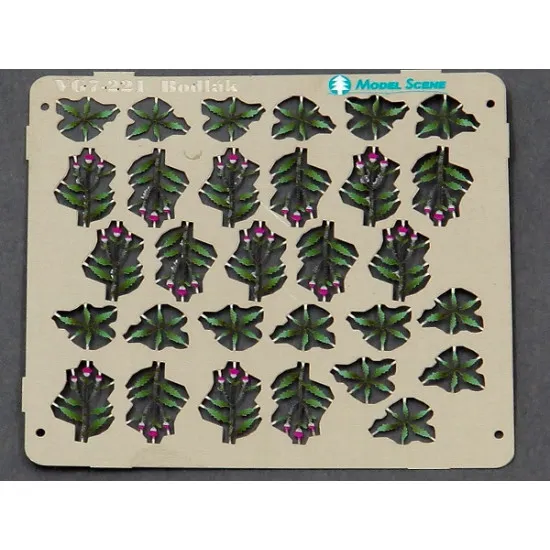 Model Scene Vg7-221 1/72-1/87 Thistle Diorama Accessories Photo-etched Parts