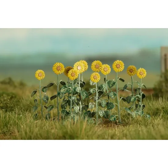 Model Scene Vg7-224 1/72-1/87 Sunflowers Diorama Accessories Photo-etched Parts