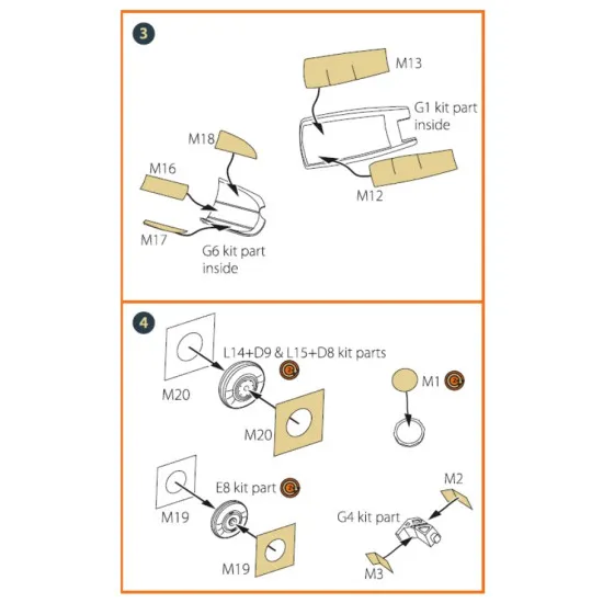 Clear Prop 72088 1/72 Mig 29 Fulcrum A 9 12 Late Type Double Sided Painting Mask On Yellow Kabuki Paper For Gwh Kits