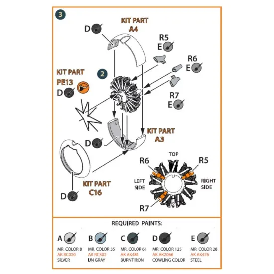 Clear Prop 72094 1/72 A5m Claude All Versions Resin Engine Set For Cp Kits Cp72006 Cp72008 Cp72009 Cp72010 Upgrated