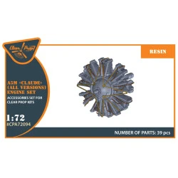 Clear Prop 72094 1/72 A5m Claude All Versions Resin Engine Set For Cp Kits Cp72006 Cp72008 Cp72009 Cp72010 Upgrated