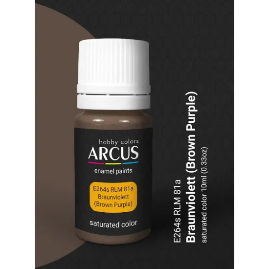 Arcus 264 Enamel Paint Luftwaffe 264 Rlm 81a Braunviolett Saturated Color