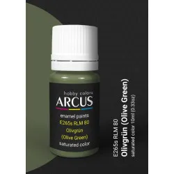 Arcus 265 Enamel Paint Luftwaffe E265s Rlm 80 Olivegrun Olive Green Saturated Color