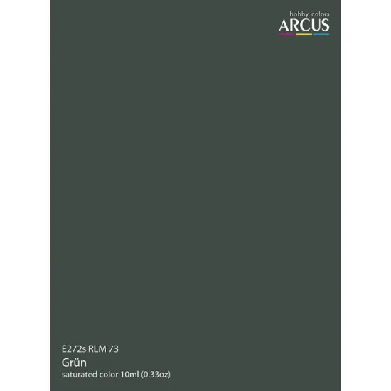Arcus 272 Enamel Paint Luftwaffe 272 Rlm 73 Grun Green Saturated Color