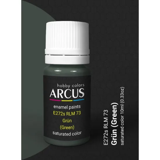 Arcus 272 Enamel Paint Luftwaffe 272 Rlm 73 Grun Green Saturated Color