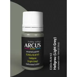 Arcus 282 Enamel Paint Luftwaffe Rlm 63 Hellgrau Light Grey Saturated Color