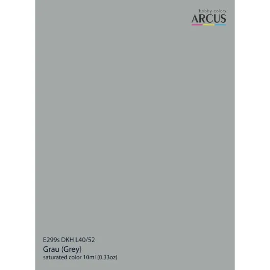Arcus 299 Enamel Paint Luftwaffe Dkh L40 52 Grau Saturated Color
