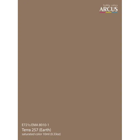 Arcus 721 Enamel Paint Brazilian Air Force Ema 8010 1 Terra 257 Earth Saturated Color